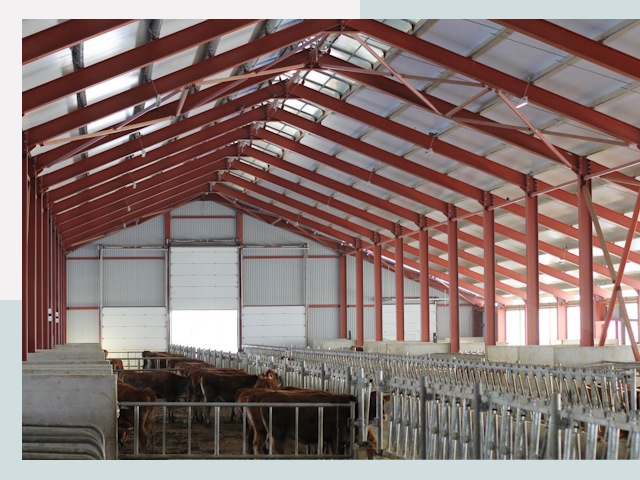 Строительство коровников в Югорске