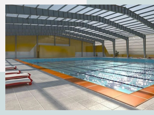 Строительство крытых бассейнов в Югорске