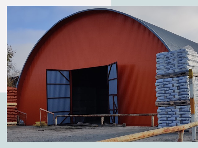 Полукруглые ангары по цене от 613 руб. в Югорск