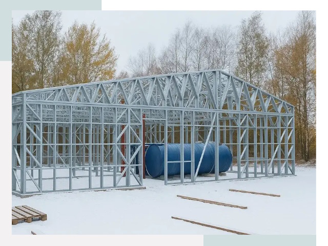 Металлические ангары в Югорске