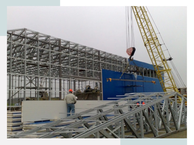 Монтаж ангаров в Югорске