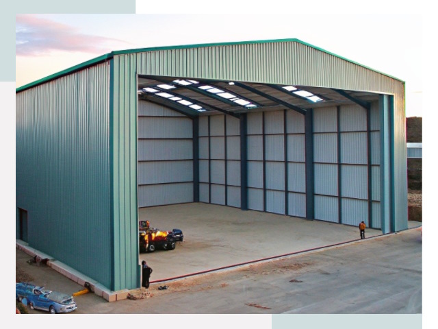 Строительство ангаров в Югорске